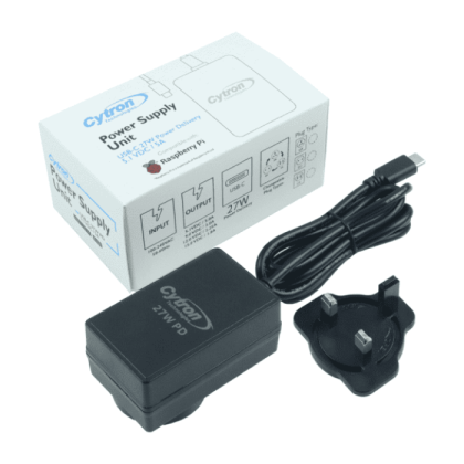 27W PD 5V 5A USB-C Universal Power Adapter - UK Plug